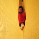 Illustration for article titled Designer creates a narrow house suspended between two sheets of fabric